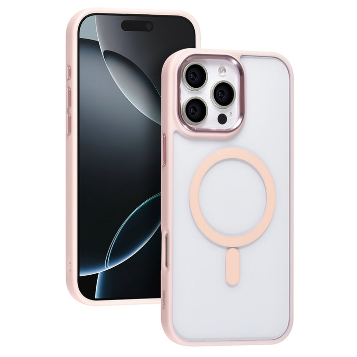 TUNIQ iPhone 16 Pro Max Backcover hoesje - Magsafe - Silicone - Roze-Hoesjes-Ilumina Benelux