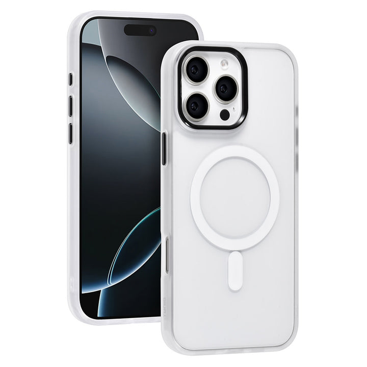 TUNIQ iPhone 16 Pro Max Backcover hoesje - Magsafe - Silicone - Wit-Hoesjes-Ilumina Benelux