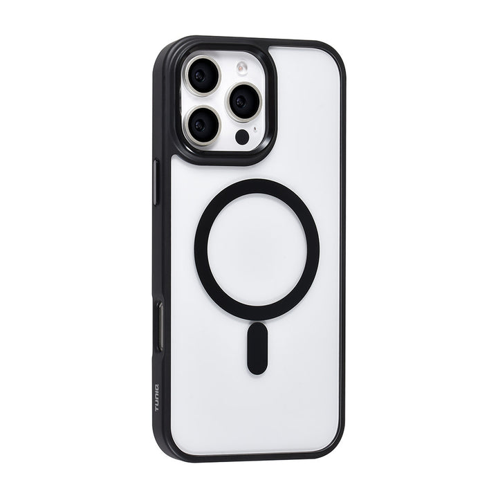 TUNIQ iPhone 16 Pro Max Backcover hoesje - Magsafe - Silicone - Zwart-Hoesjes-Ilumina Benelux