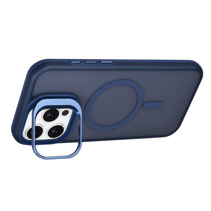 TUNIQ iPhone 16 Pro Max Backcover hoesje - Magsafe - With Camera Stand - Blauw-Hoesjes-Ilumina Benelux
