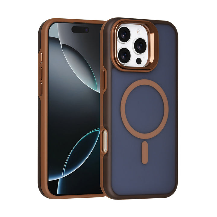 TUNIQ iPhone 16 Pro Max Backcover hoesje - Magsafe - With Camera Stand - Goud-Hoesjes-Ilumina Benelux