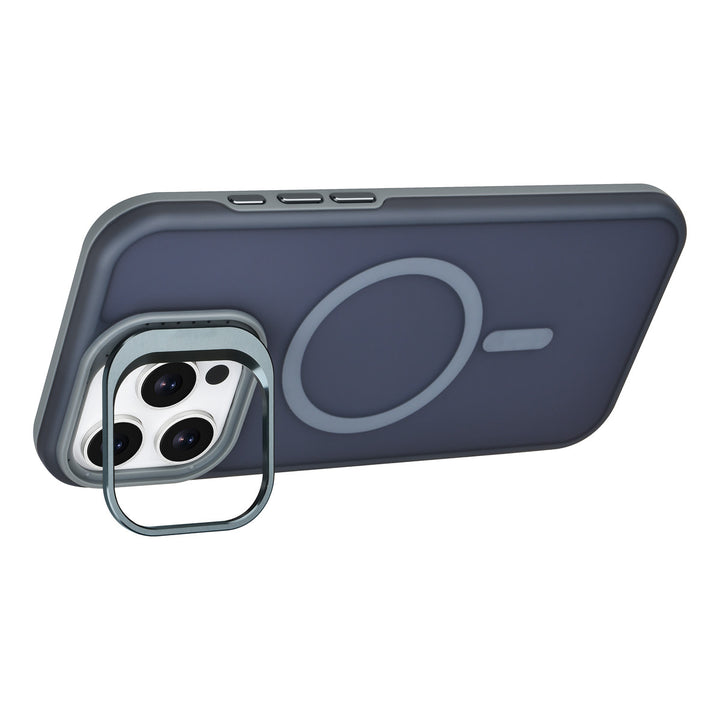 TUNIQ iPhone 16 Pro Max Backcover hoesje - Magsafe - With Camera Stand - Grijs-Hoesjes-Ilumina Benelux