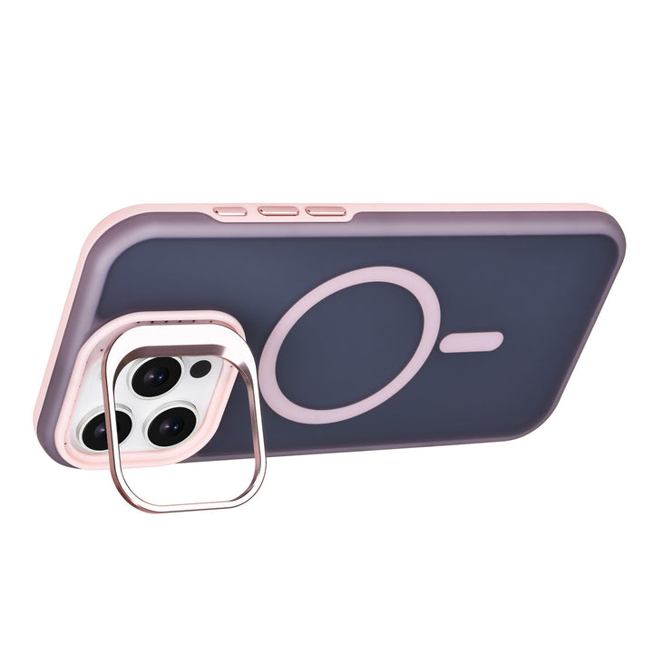 TUNIQ iPhone 16 Pro Max Backcover hoesje - Magsafe - With Camera Stand - Roze-Hoesjes-Ilumina Benelux