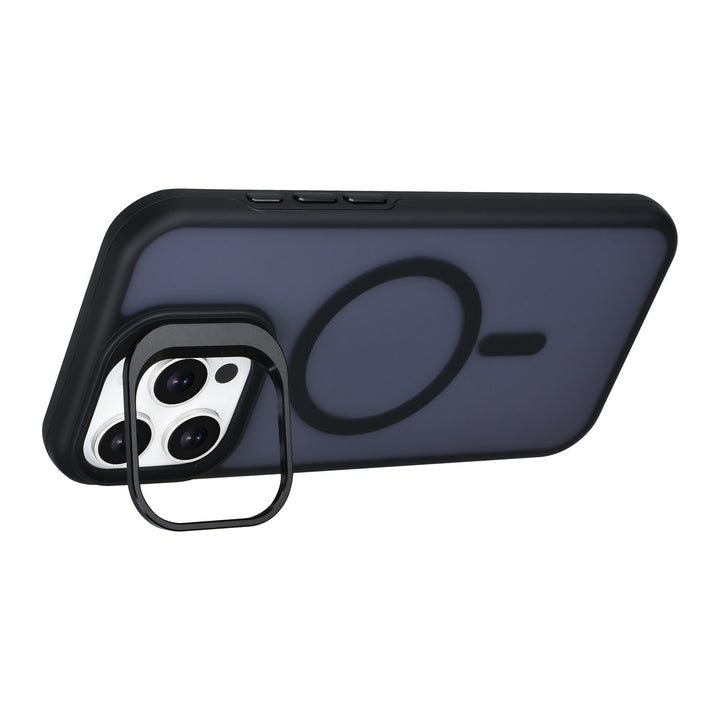 TUNIQ iPhone 16 Pro Max Backcover hoesje - Magsafe - With Camera Stand - Zwart-Hoesjes-Ilumina Benelux