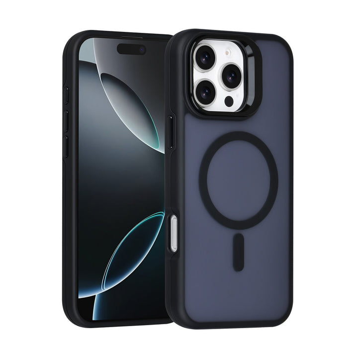 TUNIQ iPhone 16 Pro Max Backcover hoesje - Magsafe - With Camera Stand - Zwart-Hoesjes-Ilumina Benelux