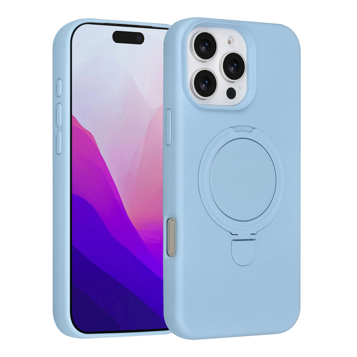 TUNIQ iPhone 16 Pro Max Backcover hoesje - Magsafe With Ring Stand - Hanger - Baby Blue-Hoesjes-Ilumina Benelux