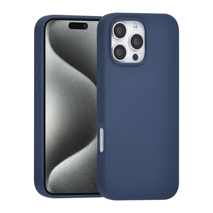TUNIQ iPhone 16 Pro Max Backcover hoesje Premium Liquid silicone - Blue-Hoesjes-Ilumina Benelux