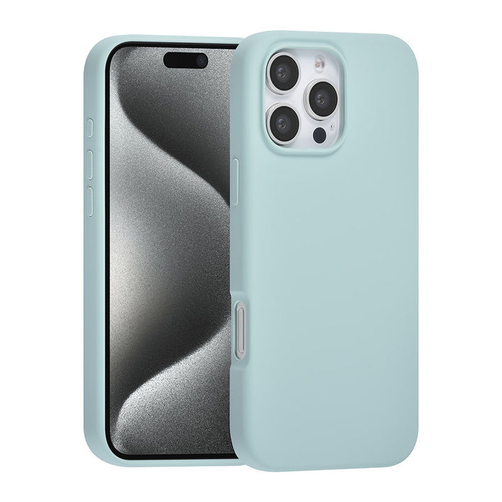 TUNIQ iPhone 16 Pro Max Backcover hoesje Premium Liquid silicone - LichtBlauw-Hoesjes-Ilumina Benelux