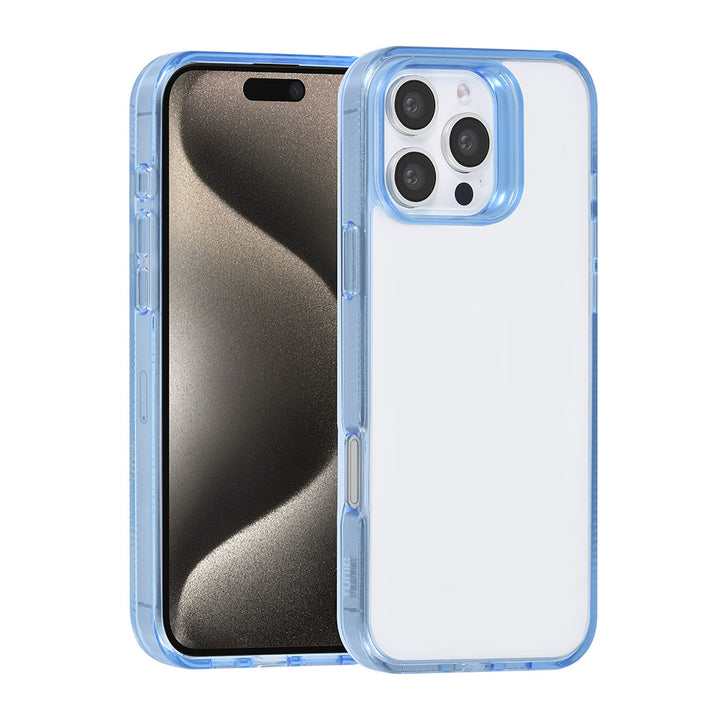 TUNIQ iPhone 16 Pro Max Backcover hoesje Silicone - Blauw-Hoesjes-Ilumina Benelux