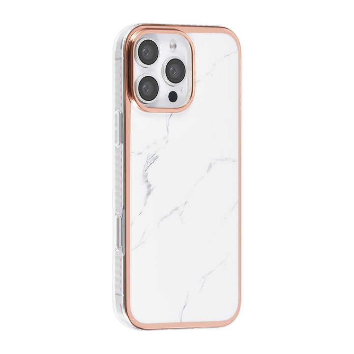 TUNIQ iPhone 16 Pro Max Backcover hoesje Silicone - Marble-Hoesjes-Ilumina Benelux