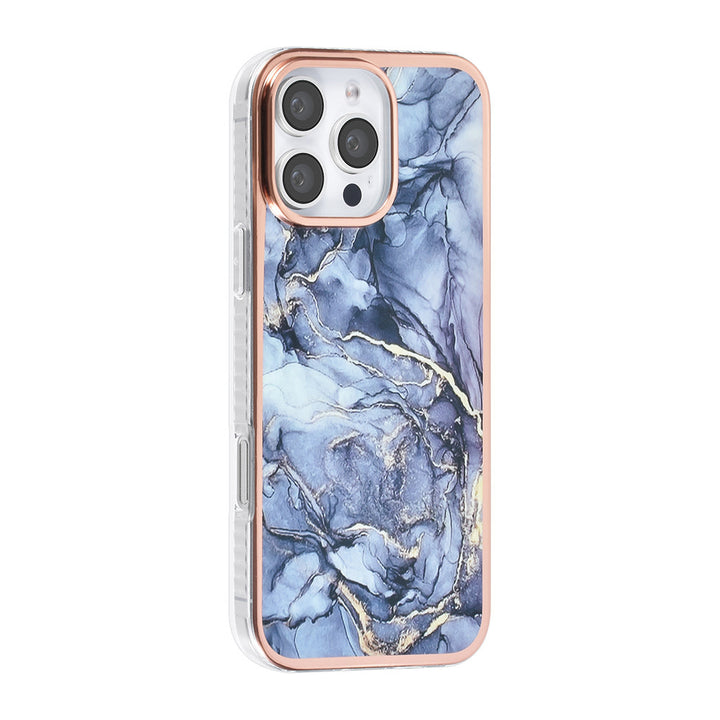 TUNIQ iPhone 16 Pro Max Backcover hoesje Silicone - Marble Grey-Hoesjes-Ilumina Benelux