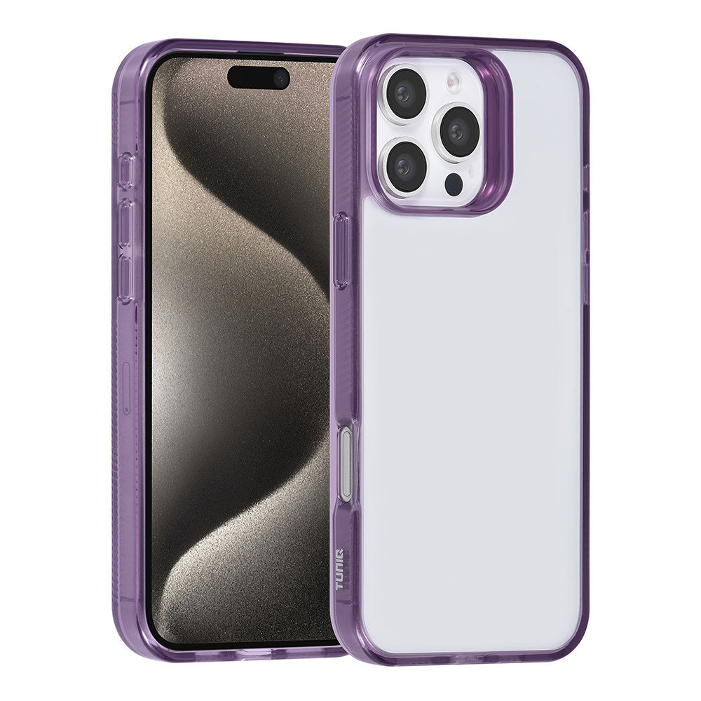 TUNIQ iPhone 16 Pro Max Backcover hoesje Silicone - Paars-Hoesjes-Ilumina Benelux