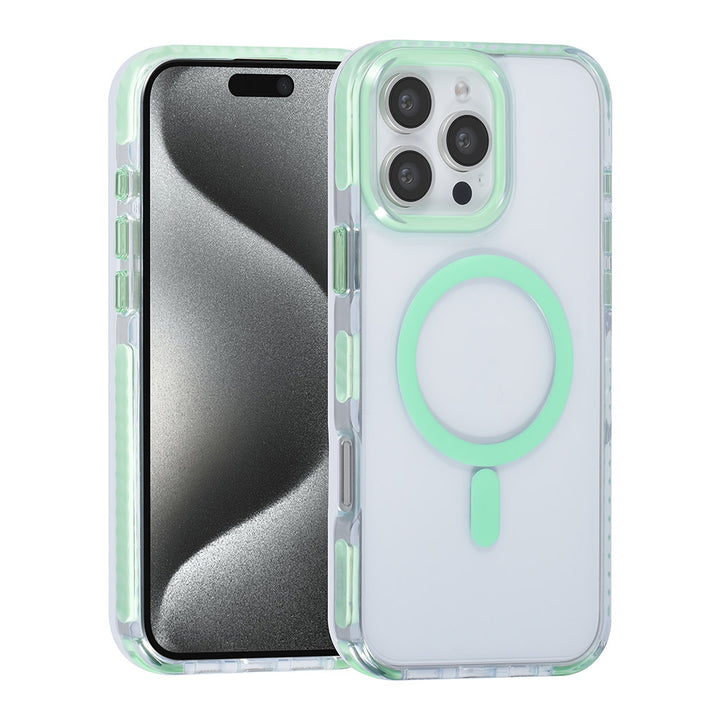 TUNIQ iPhone 16 Pro Max Backcover hoesje neck cord -TPU+PC - Groen-Hoesjes-Ilumina Benelux