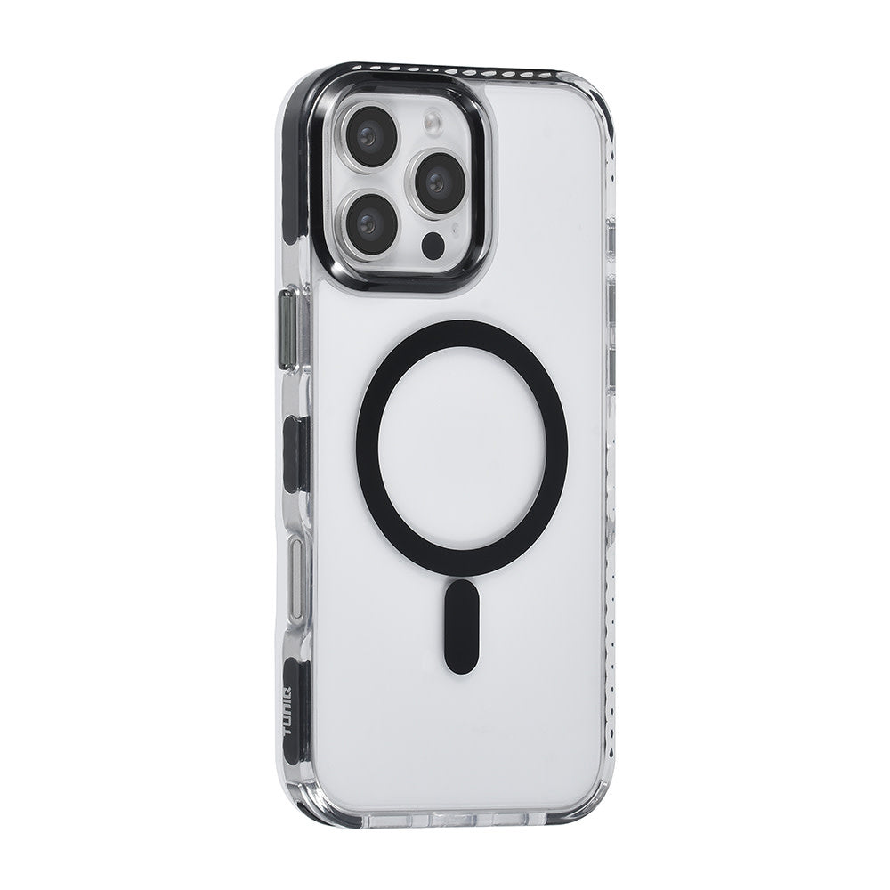 TUNIQ iPhone 16 Pro Max Backcover hoesje neck cord -TPU+PC - Zwart-Hoesjes-Ilumina Benelux