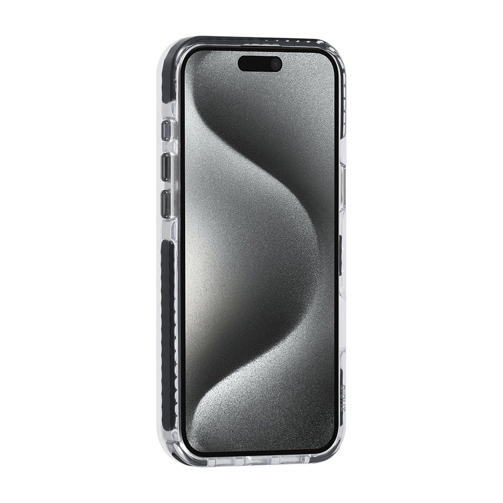 TUNIQ iPhone 16 Pro Max Backcover hoesje neck cord -TPU+PC - Zwart-Hoesjes-Ilumina Benelux