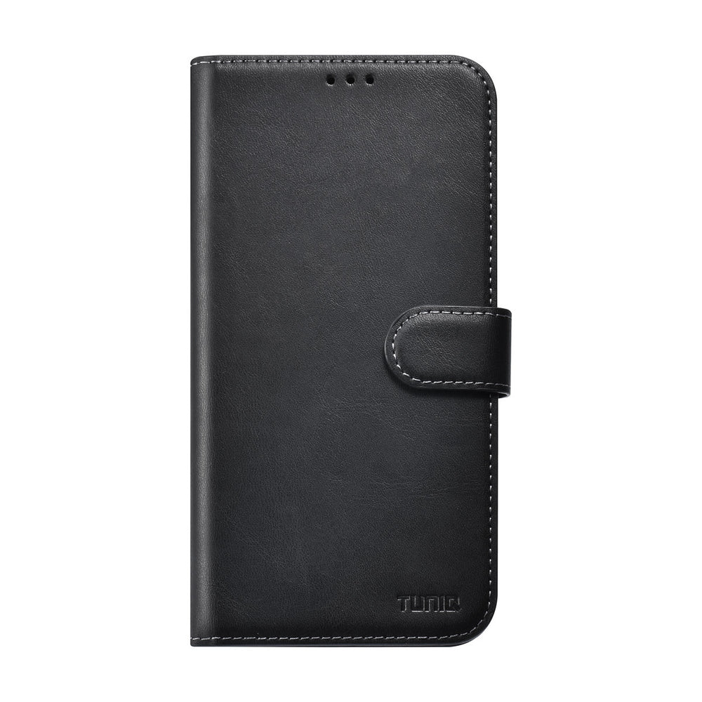 TUNIQ iPhone 16 Pro Max Book Case hoesje - Pasjeshouder voor 3 pasjes - met afneembaar magnetisch hoesje - Zwart-Hoesjes-Ilumina Benelux