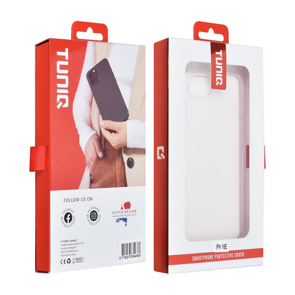 TUNIQ iPhone 16e/17e Backcover hoesje - Transparant-Hoesjes-Ilumina Benelux