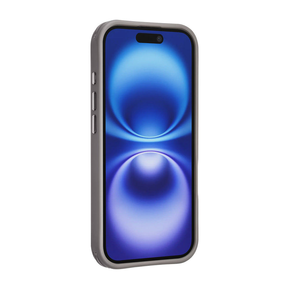 TUNIQ iPhone 17 Backcover hoesje - Built-in Ring Stand - Antishock - Grijs-Hoesjes-Ilumina Benelux