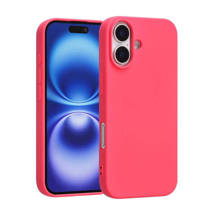 TUNIQ iPhone 17 Backcover hoesje - Felroze-Hoesjes-Ilumina Benelux