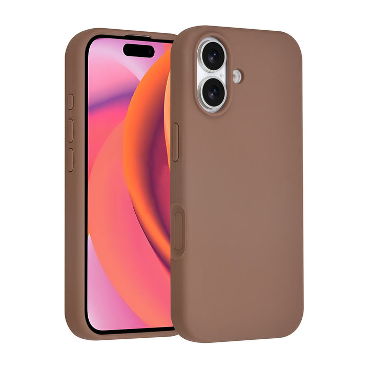 TUNIQ iPhone 17 Backcover hoesje - Full Silicone - Bruin-Hoesjes-Ilumina Benelux
