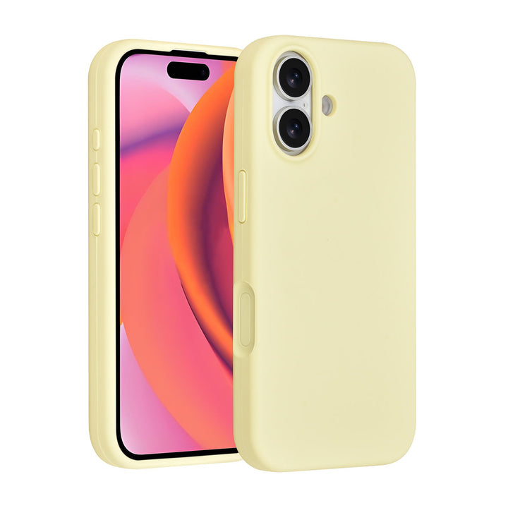 TUNIQ iPhone 17 Backcover hoesje - Full Silicone - Geel-Hoesjes-Ilumina Benelux