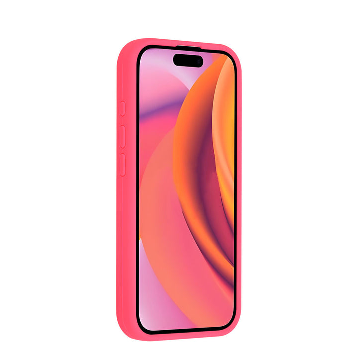 TUNIQ iPhone 17 Backcover hoesje - Magsafe - Full Silicone - Felroze-Hoesjes-Ilumina Benelux