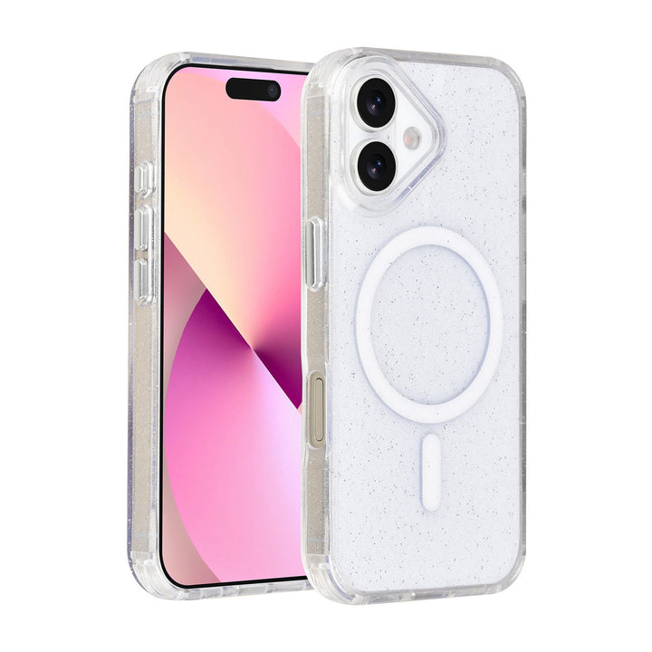 TUNIQ iPhone 17 Backcover hoesje - Magsafe - Glitter - Hanger - Transparant-Hoesjes-Ilumina Benelux