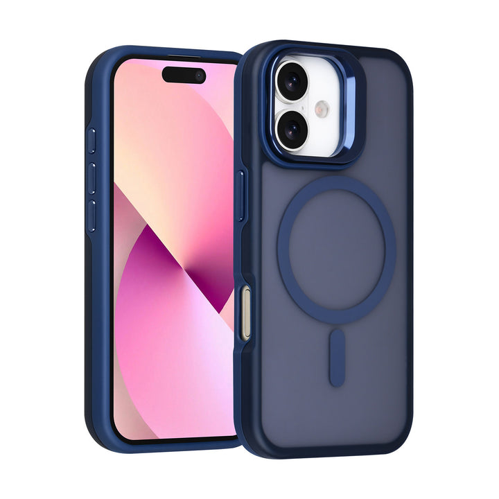 TUNIQ iPhone 17 Backcover hoesje - Magsafe - With Camera Stand - Blauw-Hoesjes-Ilumina Benelux