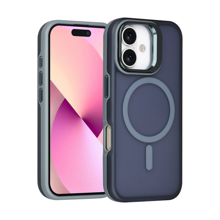 TUNIQ iPhone 17 Backcover hoesje - Magsafe - With Camera Stand - Grijs-Hoesjes-Ilumina Benelux