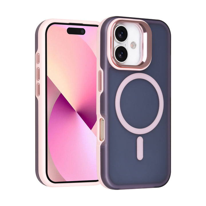 TUNIQ iPhone 17 Backcover hoesje - Magsafe - With Camera Stand - Roze-Hoesjes-Ilumina Benelux