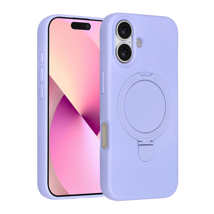 TUNIQ iPhone 17 Backcover hoesje - Magsafe With Ring Stand - Hanger - Lila-Hoesjes-Ilumina Benelux