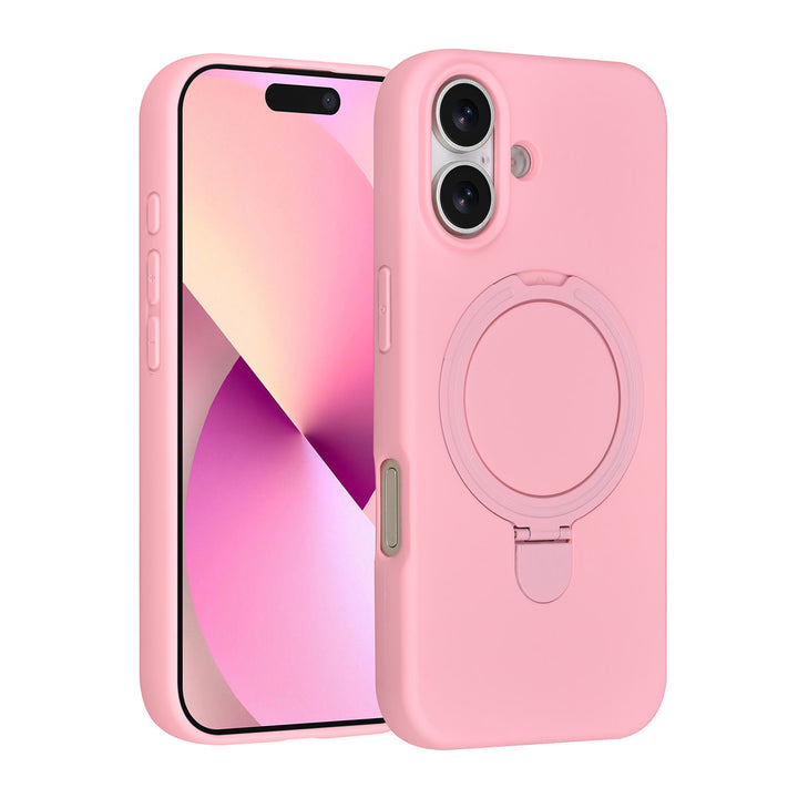 TUNIQ iPhone 17 Backcover hoesje - Magsafe With Ring Stand - Hanger - Sakura Pink-Hoesjes-Ilumina Benelux