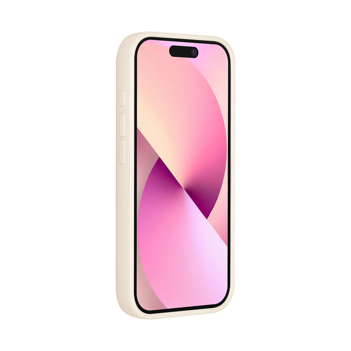 TUNIQ iPhone 17 Backcover hoesje - Premium Liquid Silicon - Beige-Hoesjes-Ilumina Benelux