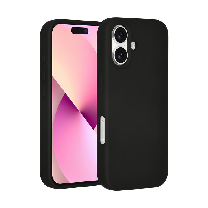 TUNIQ iPhone 17 Backcover hoesje - Premium Liquid Silicon - Zwart-Hoesjes-Ilumina Benelux