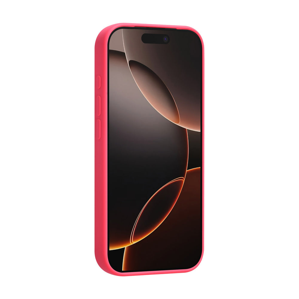 TUNIQ iPhone 17 Pro Backcover hoesje - Felroze-Hoesjes-Ilumina Benelux