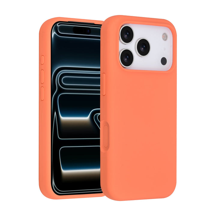TUNIQ iPhone 17 Pro Backcover hoesje - Full Silicone - Oranje-Hoesjes-Ilumina Benelux