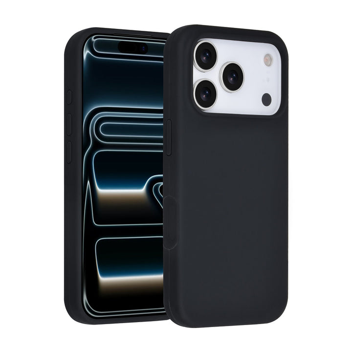 TUNIQ iPhone 17 Pro Backcover hoesje - Full Silicone - Zwart-Hoesjes-Ilumina Benelux