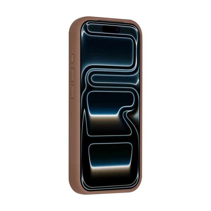TUNIQ iPhone 17 Pro Backcover hoesje - Magsafe - Full Silicone - Bruin-Hoesjes-Ilumina Benelux