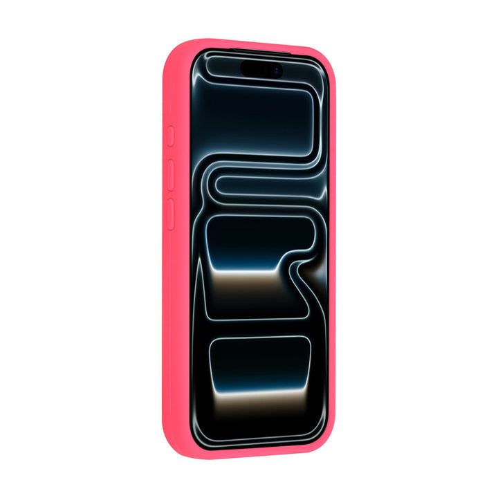 TUNIQ iPhone 17 Pro Backcover hoesje - Magsafe - Full Silicone - Felroze-Hoesjes-Ilumina Benelux