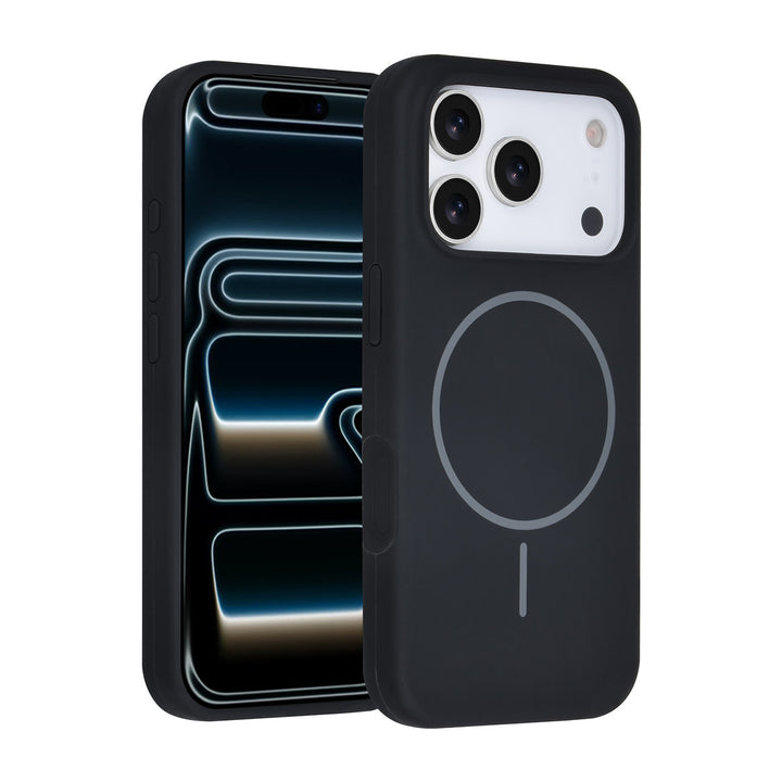 TUNIQ iPhone 17 Pro Backcover hoesje - Magsafe - Full Silicone - Zwart-Hoesjes-Ilumina Benelux