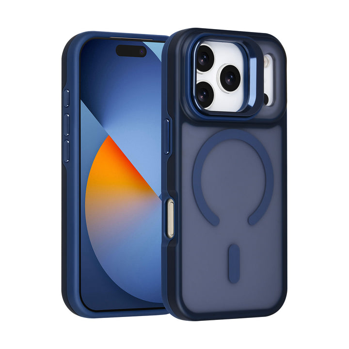 TUNIQ iPhone 17 Pro Backcover hoesje - Magsafe - With Camera Stand - Blauw-Hoesjes-Ilumina Benelux