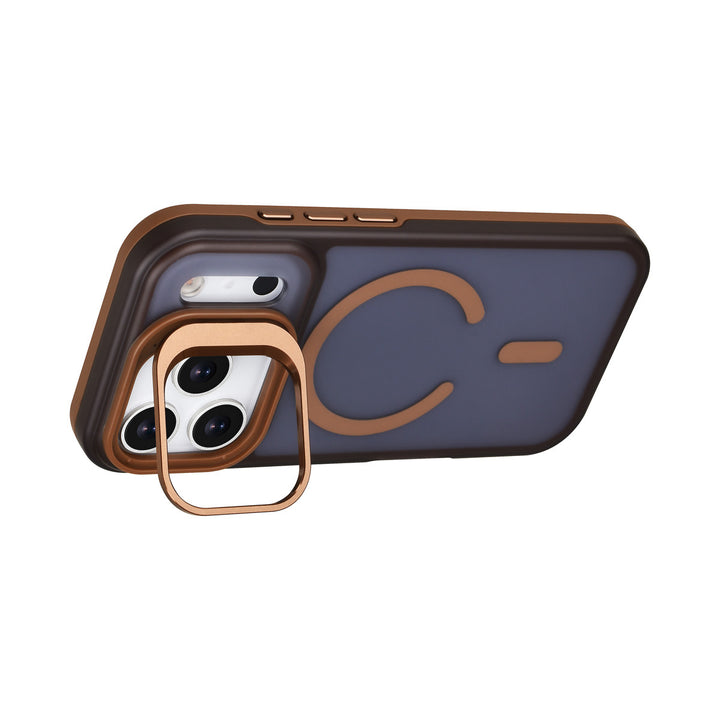 TUNIQ iPhone 17 Pro Backcover hoesje - Magsafe - With Camera Stand - Goud-Hoesjes-Ilumina Benelux