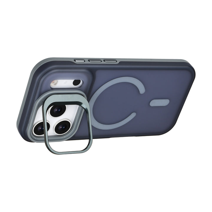 TUNIQ iPhone 17 Pro Backcover hoesje - Magsafe - With Camera Stand - Grijs-Hoesjes-Ilumina Benelux