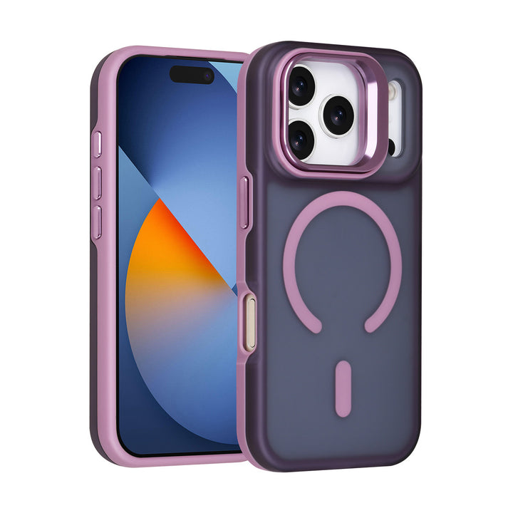 TUNIQ iPhone 17 Pro Backcover hoesje - Magsafe - With Camera Stand - Paars-Hoesjes-Ilumina Benelux