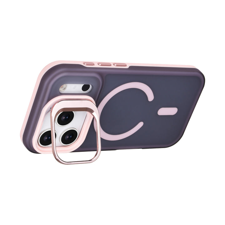 TUNIQ iPhone 17 Pro Backcover hoesje - Magsafe - With Camera Stand - Roze-Hoesjes-Ilumina Benelux