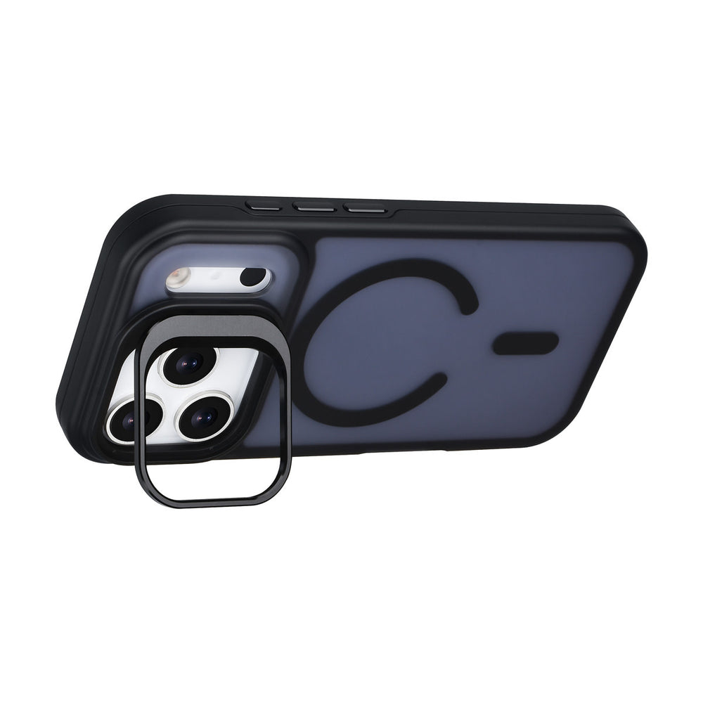 TUNIQ iPhone 17 Pro Backcover hoesje - Magsafe - With Camera Stand - Zwart-Hoesjes-Ilumina Benelux