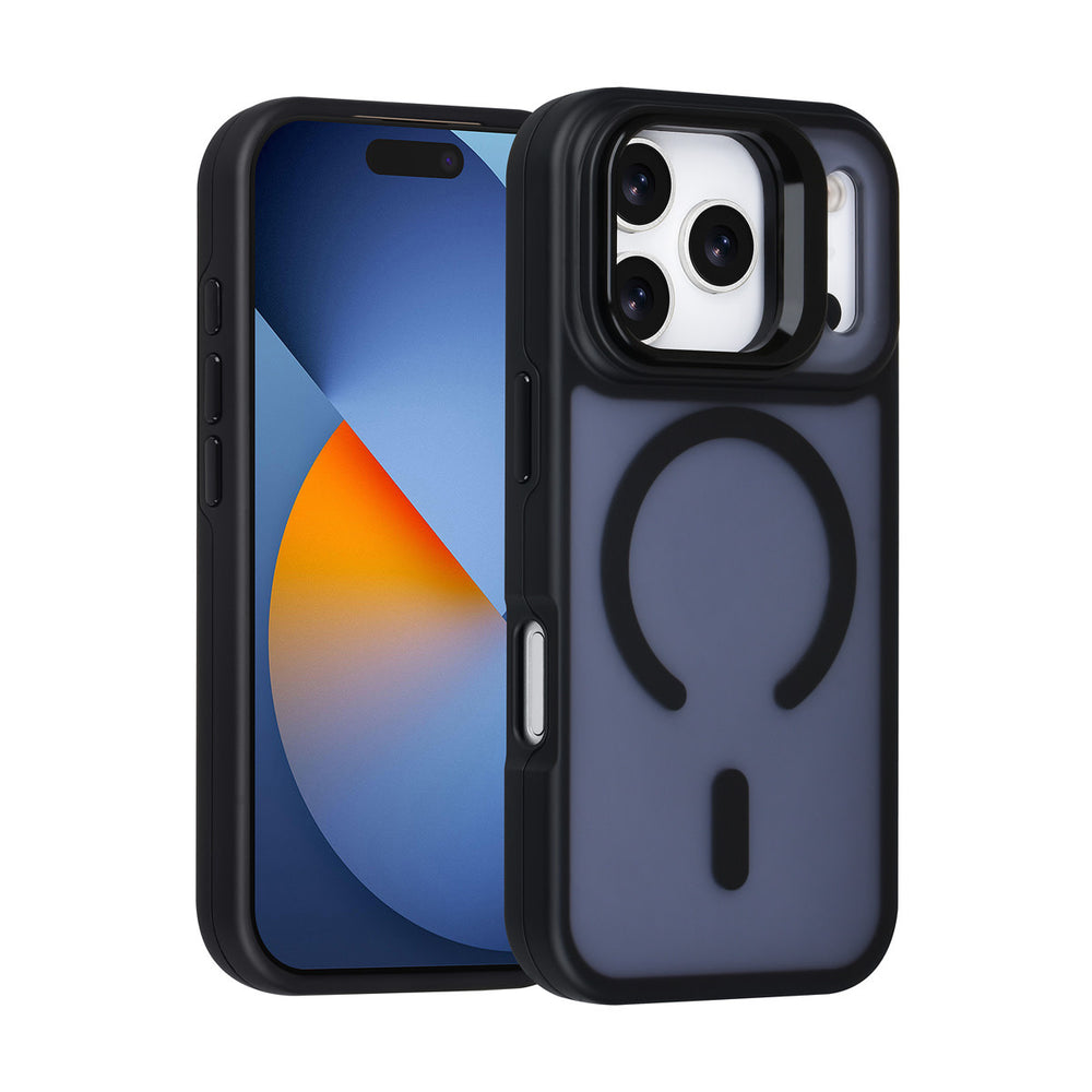 TUNIQ iPhone 17 Pro Backcover hoesje - Magsafe - With Camera Stand - Zwart-Hoesjes-Ilumina Benelux