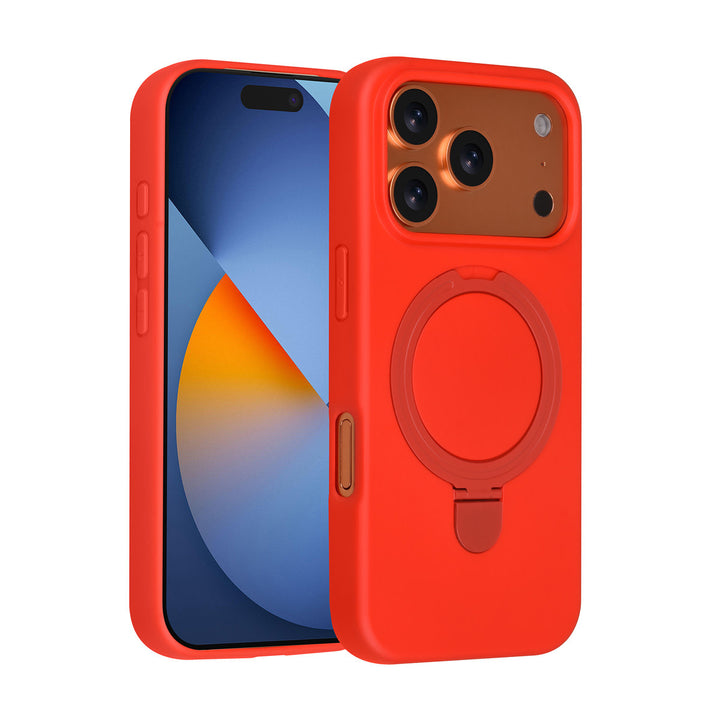 TUNIQ iPhone 17 Pro Backcover hoesje - Magsafe With Ring Stand - Hanger - Classic Red-Hoesjes-Ilumina Benelux