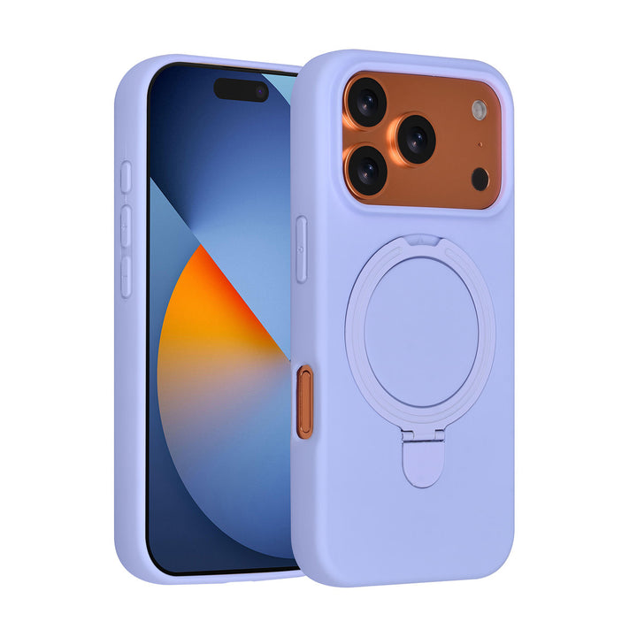 TUNIQ iPhone 17 Pro Backcover hoesje - Magsafe With Ring Stand - Hanger - Lila-Hoesjes-Ilumina Benelux
