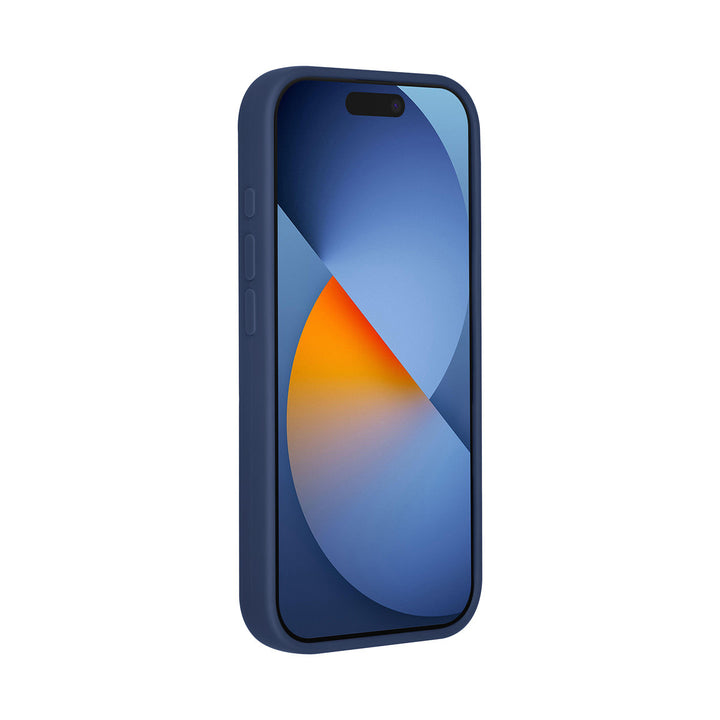 TUNIQ iPhone 17 Pro Backcover hoesje - Premium Liquid Silicon - DonkerBlauw-Hoesjes-Ilumina Benelux